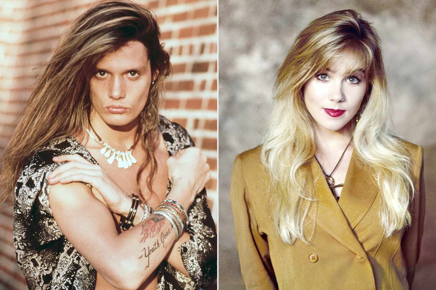 Sebastian Bach reacts to Christina Applegate leaving Brad Pitt for him