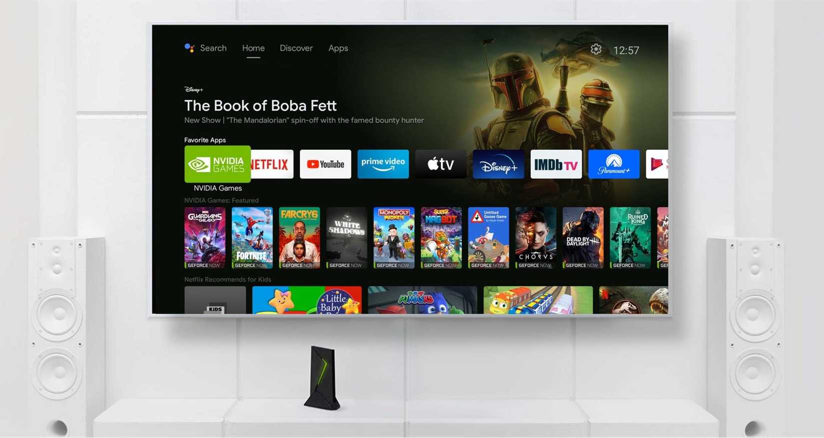 Shield TV experience and hardware image