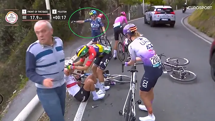 Silvestri will recover after Sanremo crash, but seriously injured