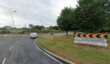 Single-car crash at Ballindud roundabout in Waterford