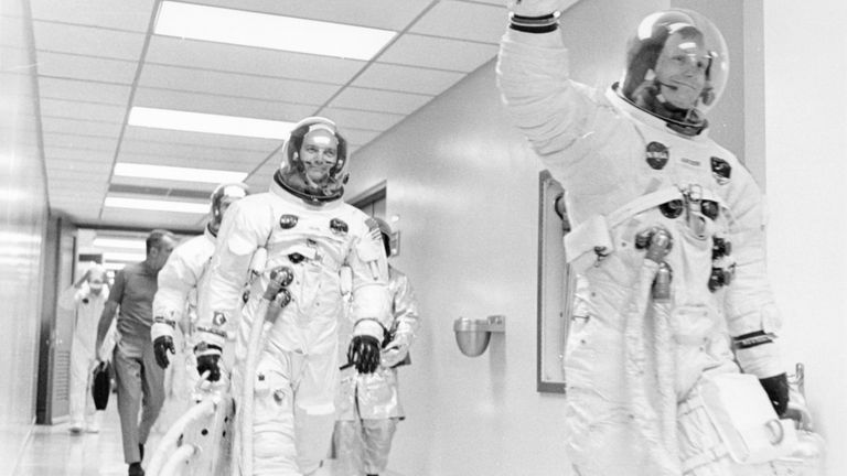 The Apollo missions also launched from the Florida space centre. Pic: NASA via Reutersv