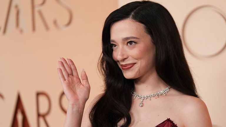 Last year's best actress winner, Mikey Madison. Pic: AP