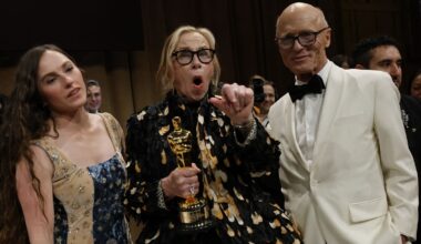 Inside the Oscars winners' room: Standing ovations, party plans, and media bingo | Ents & Arts News