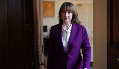 Rachel Reeves will give her second Mais lecture for the City of London on Tuesday afternoon. Pic: PA