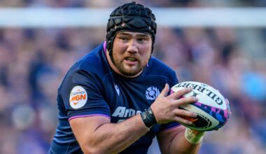 Zander Fagersonn has come into Scotland's starting line-up to face Ireland