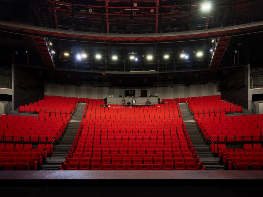 New auditorium within the Théâtre Nanterre-Amandiers