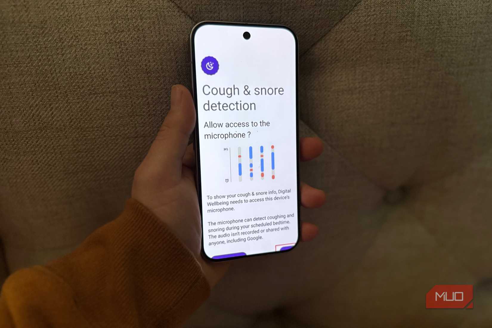 Snore detection on Pixel