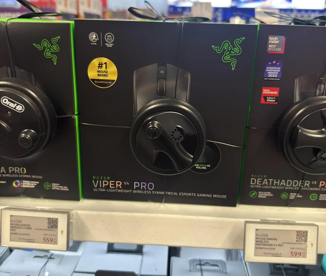 Razer Viper V4 Pro Gaming Mouse Leaks in Physical and Online Stores