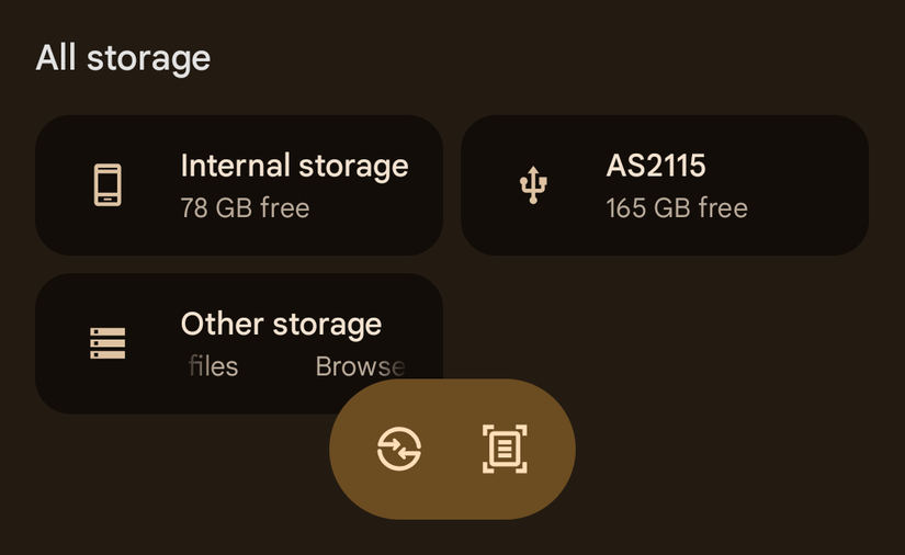 The SSD in Files.