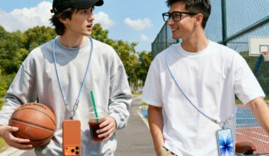 Ugreen’s crossbody phone strap doubles as a 4-foot long USB-C charging cable.