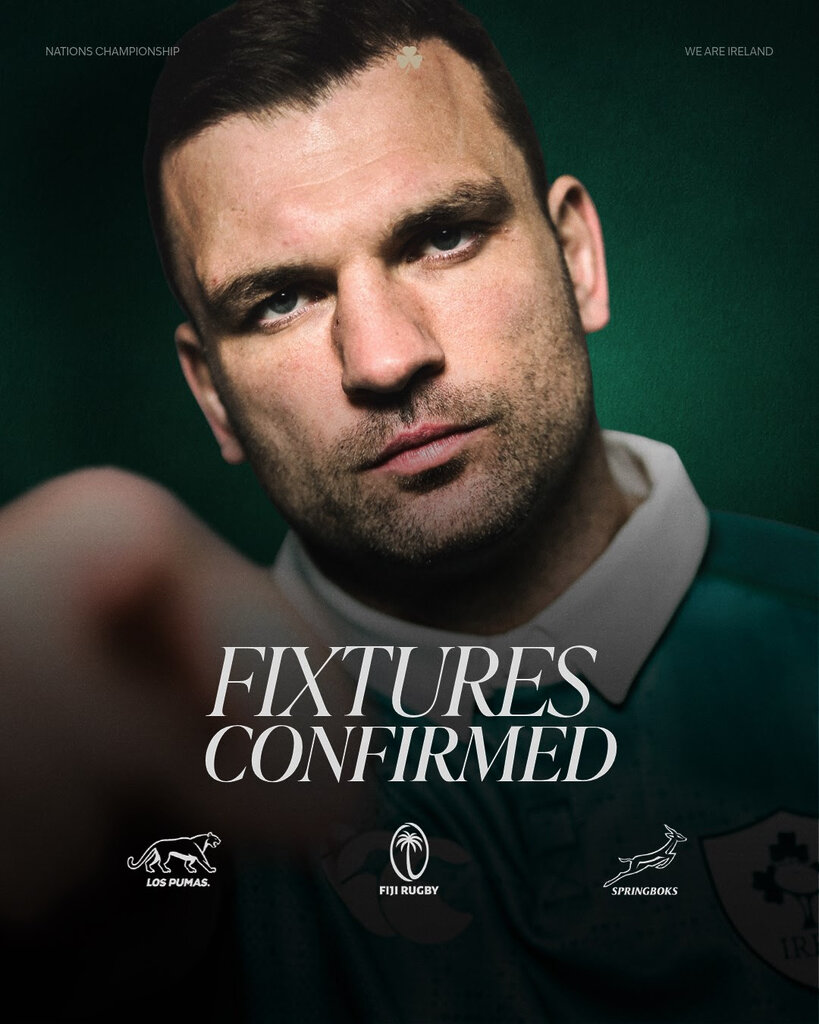 Ireland Set For Thrilling Nations Championship Fixtures In November 