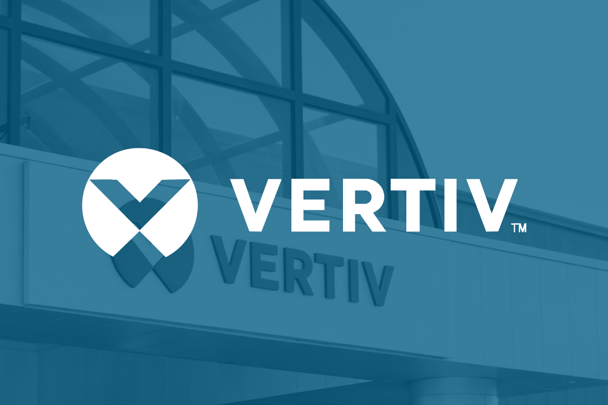 Vertiv logo.