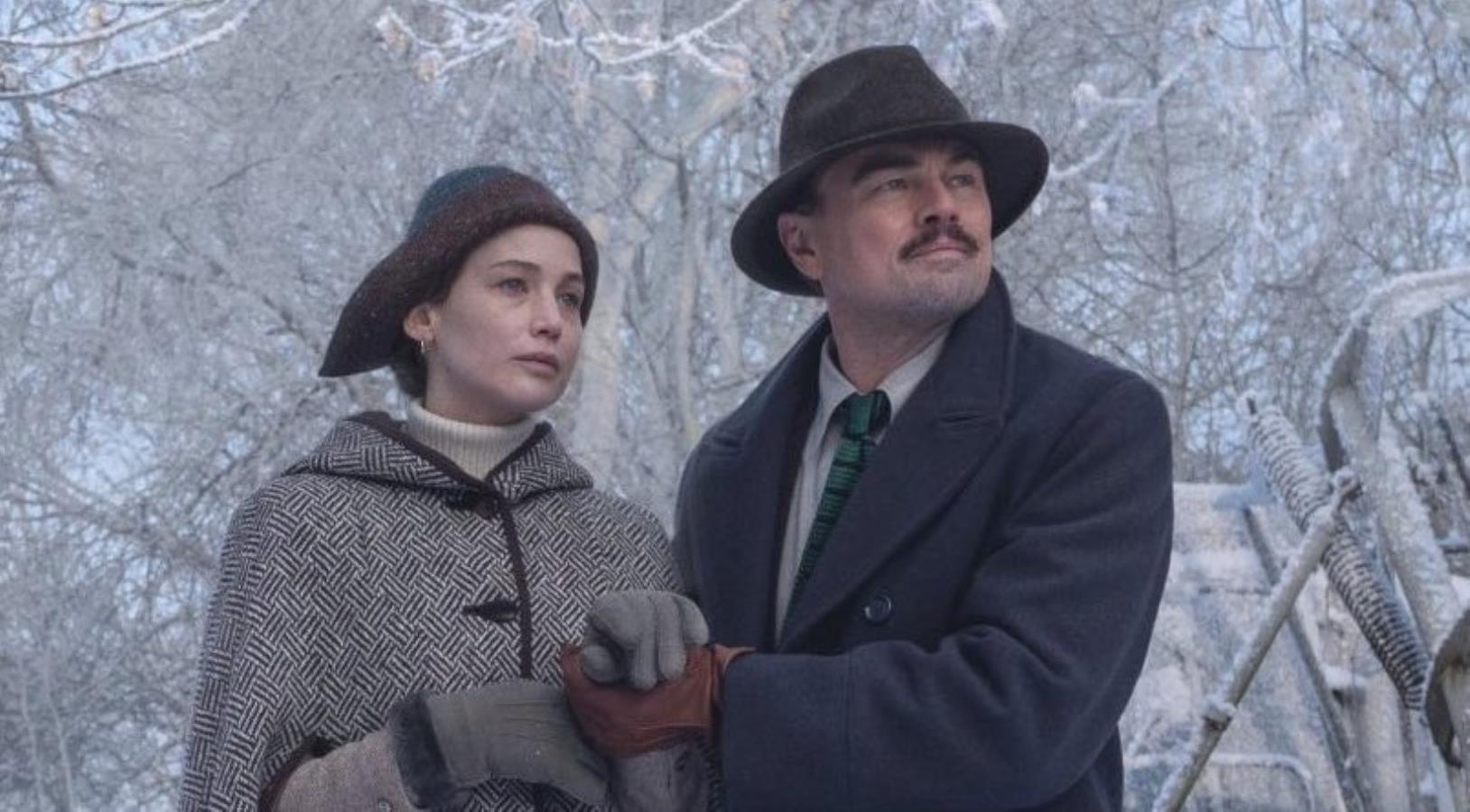 WHAT HAPPENS AT NIGHT First Look Reveals Mustachioed Leonardo DiCaprio & Ailing Jennifer Lawrence