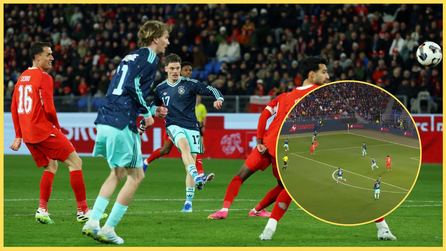 Florian Wirtz scored an outrageous goal in Germany