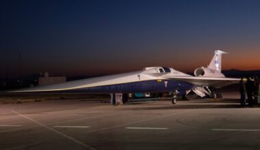 X-59 gets ready for 2nd test flight photo of the day for March 18, 2026