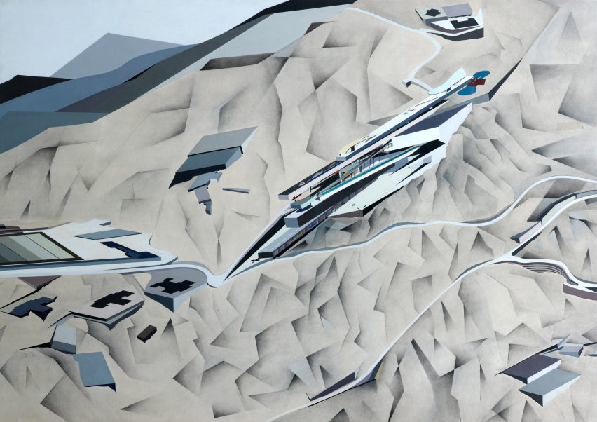 The Peak, Overall Isometric, Day View by Zaha Hadid