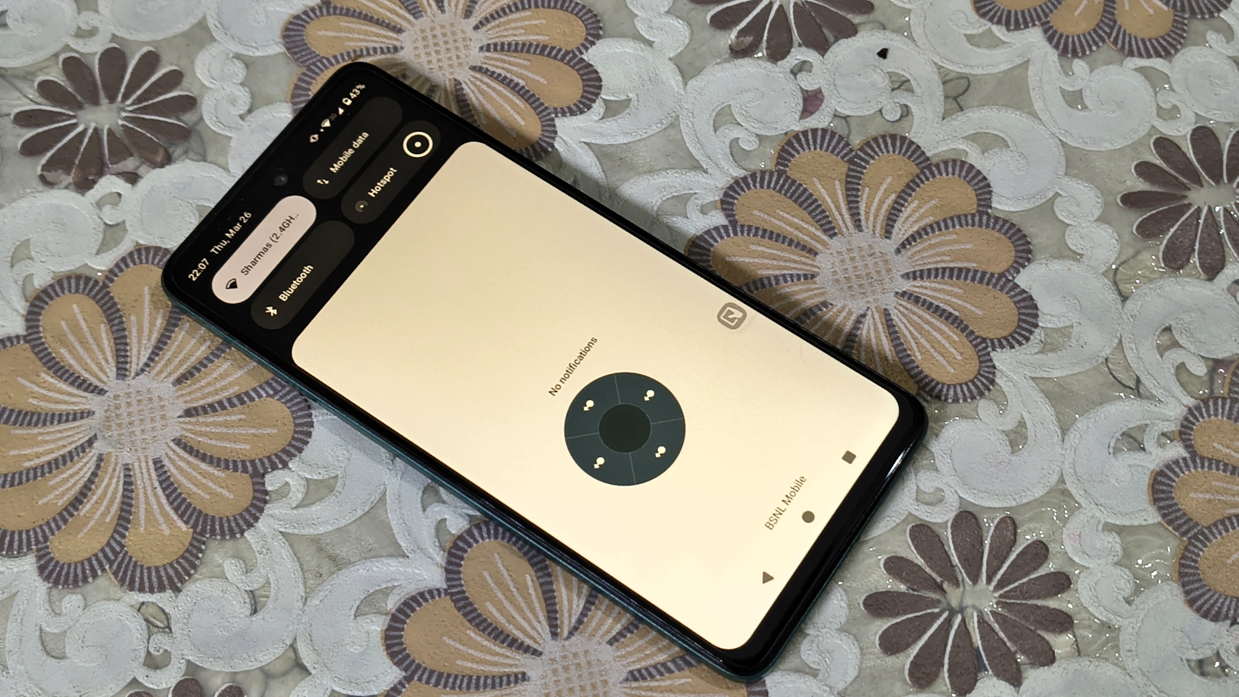 Quick Cursor - cursor and tracker visible on phone screen