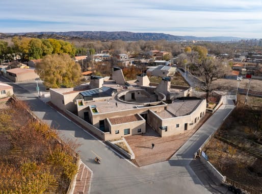 West Wusutu Village Community Center in Hohhot by Inner Mongolian Grand Architecture Design Co., Ltd. Image credit: Inner Mongolian Grand Architecture Design