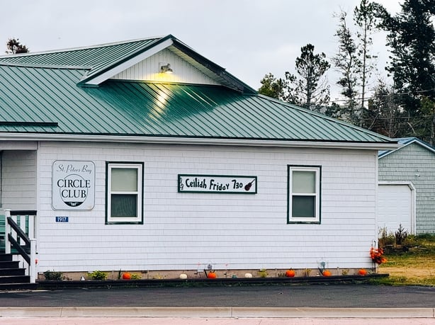 Sign for Ceili St Peters PEI