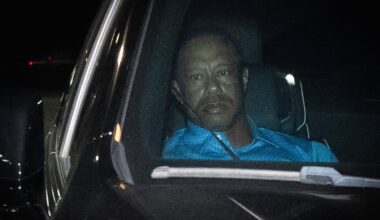 Woods describes crash in bodycam footage