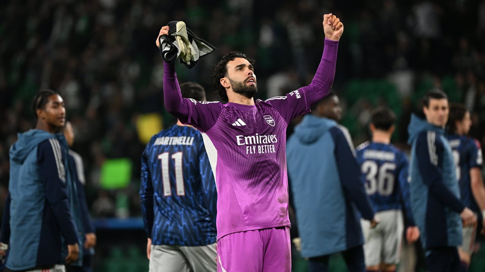 Arteta hails 'extraordinary' Raya after Lisbon heroics