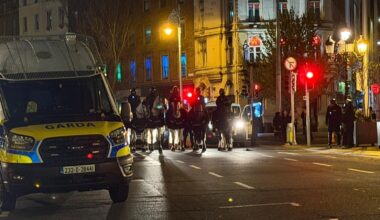 Public Order Unit begin operation at O'Connell St protest