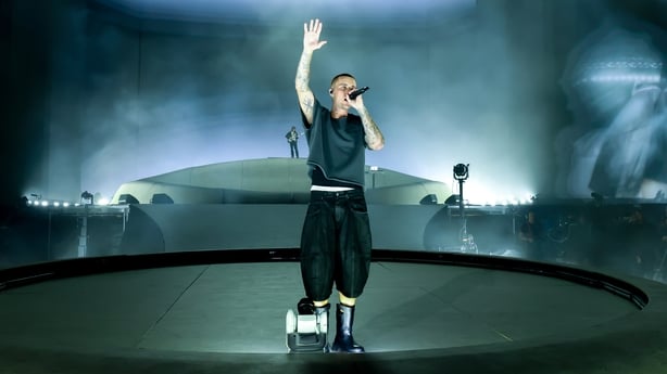Justin Bieber performs at the Coachella Stage during the 2026 Coachella Valley Music and Arts Festival at Empire Polo Club on 11 April, 2026 in Indio, California. (Photo by Kevin Mazur/Getty Images for Coachella)