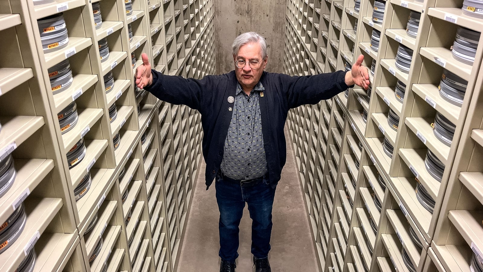 Inside the fireproof vault housing US film history