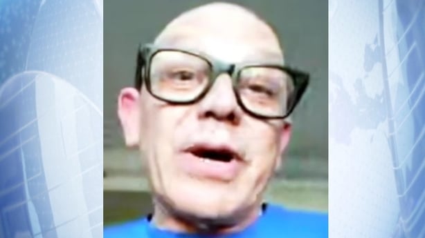 a screengrab from a mobile phone of a man called Ari Hodara