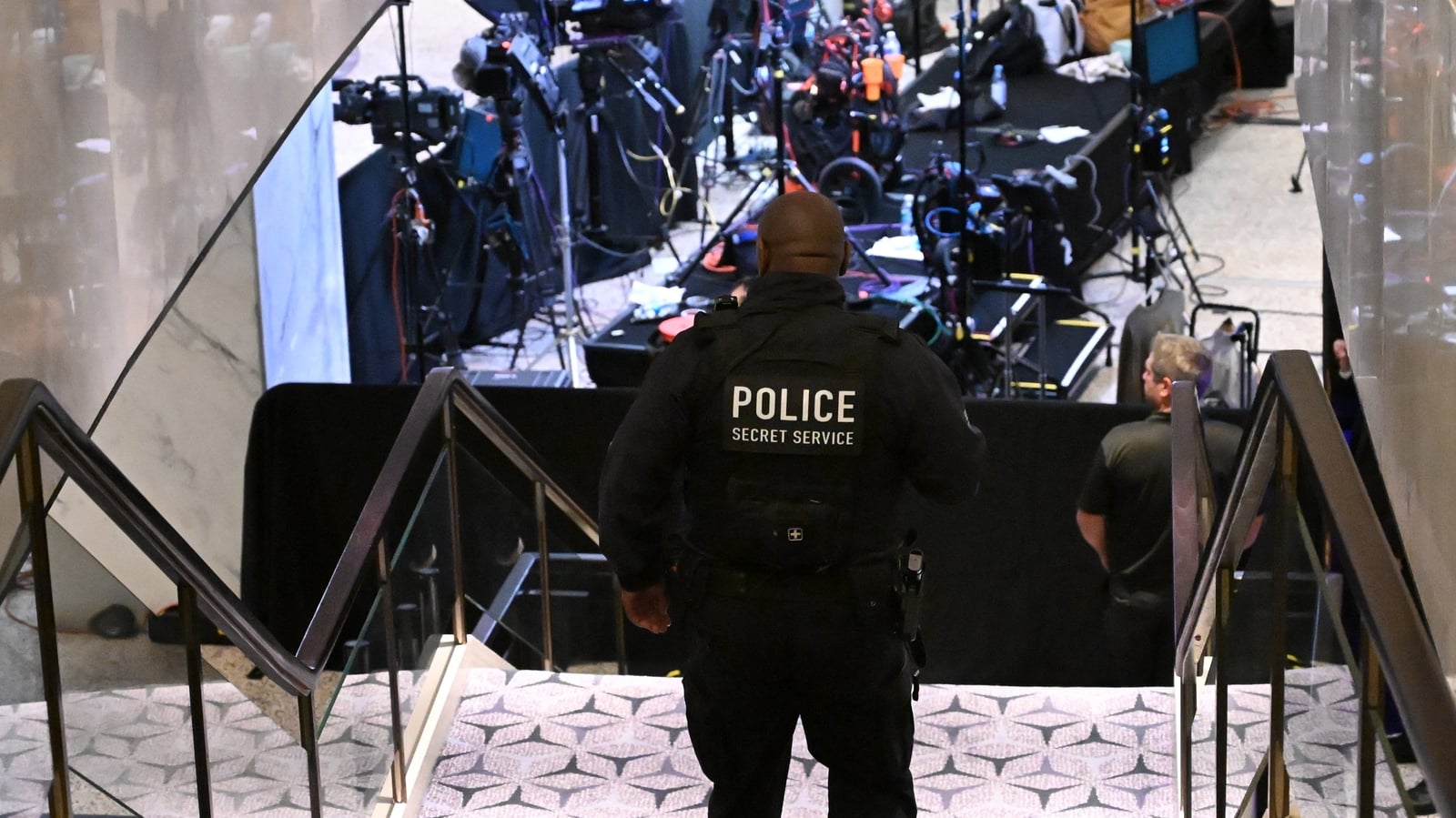 Trump 'safe' after evacuation from event