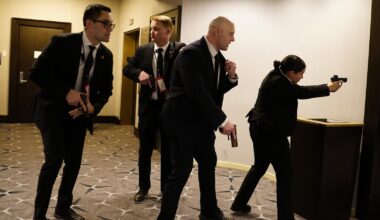 Gunshots at Trump attended event shake US again