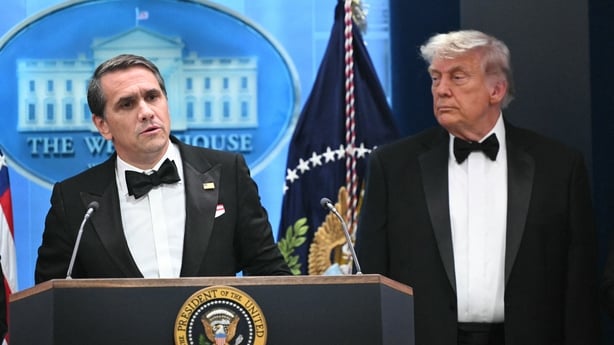 Acting Attorney General Todd Blanche speaks during a press briefing at the White House.