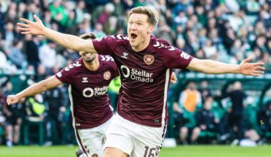 Hearts earn derby win to stay in control of title destiny