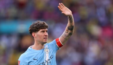 Stones departing Manchester City after a decade
