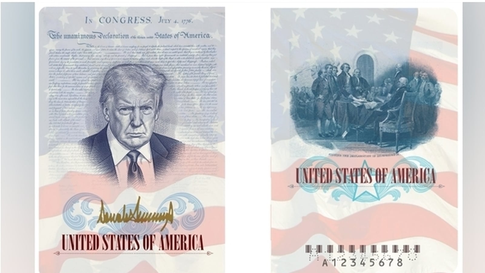 President Trump to put his picture in US passports
