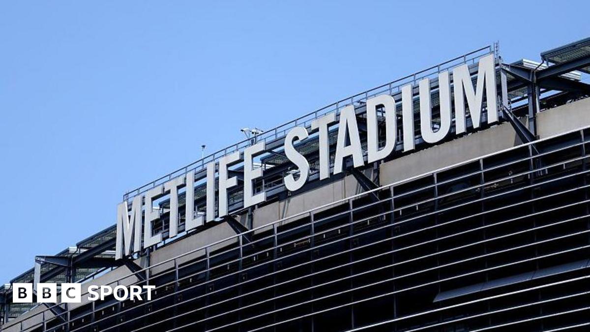 The view outside the MetLife Stadium, host venue of the Fifa World Cup 2026