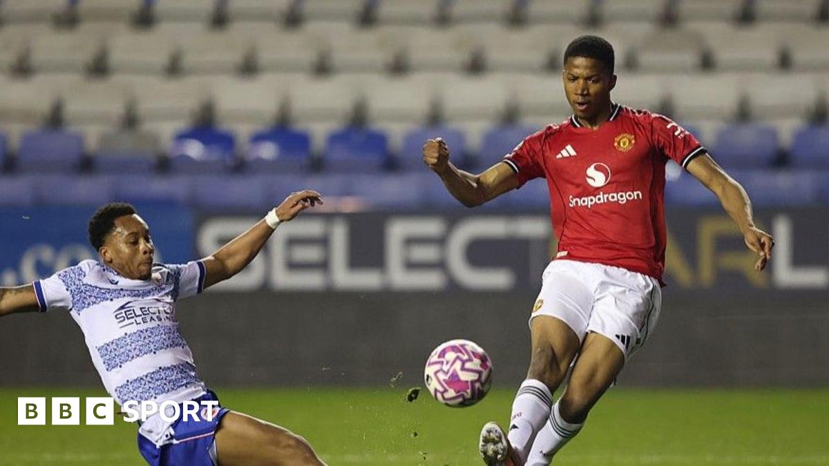 Manchester United forward Chido Obi in action against Reading on 20 March