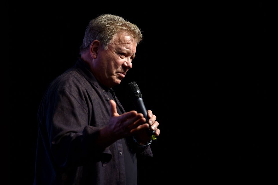 William Shatner played Captain Kirk in the original Star Trek (Joe Giddens/PA)