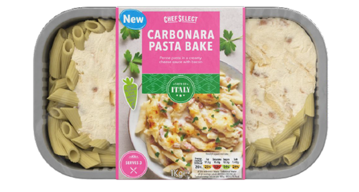 Chef Select Carbonara Pasta Bake, size 1kg