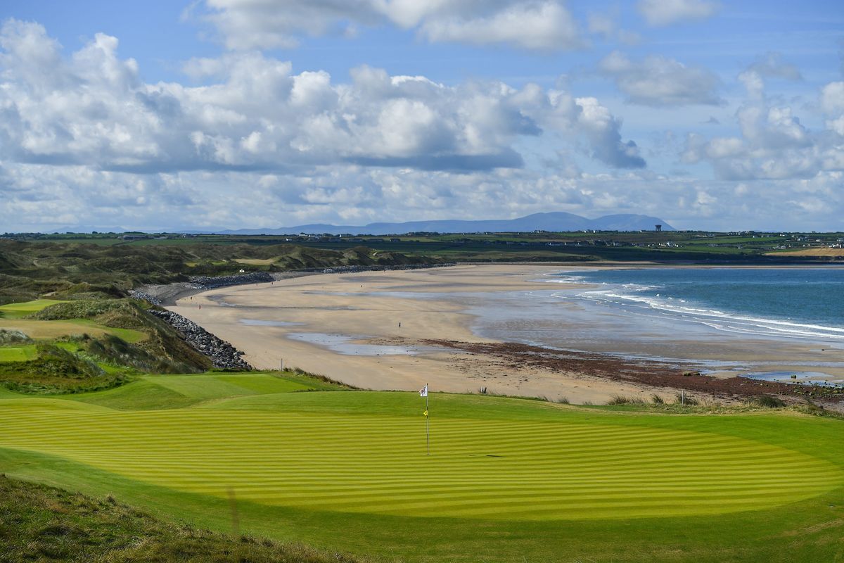 A general view of the 10th green at Ballybunion Golf Club