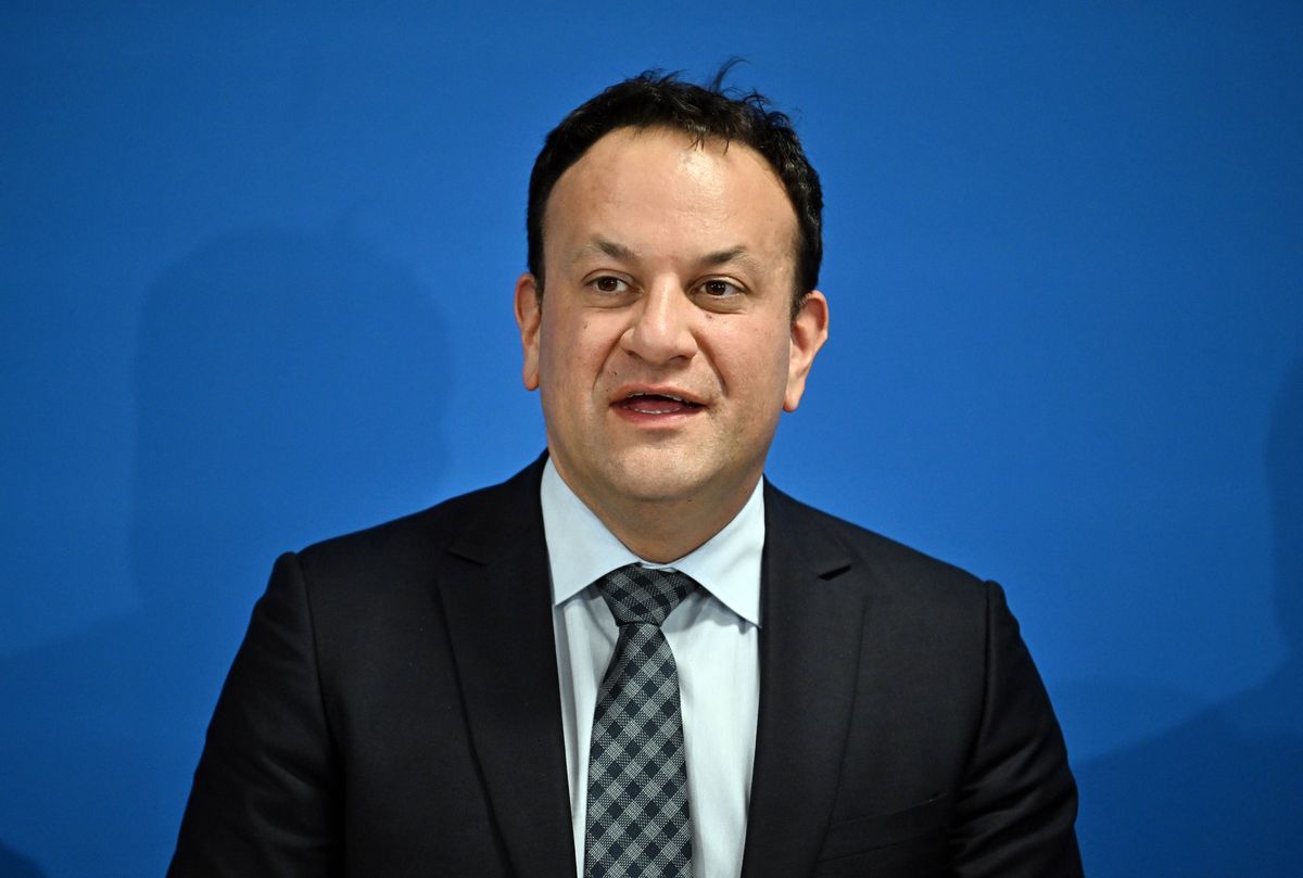 Then-Taoiseach Leo Varadkar attends the North South Ministerial Council meeting on April 8, 2024 in Armagh, Northern Ireland. (Photo by Charles McQuillan/Getty Images)