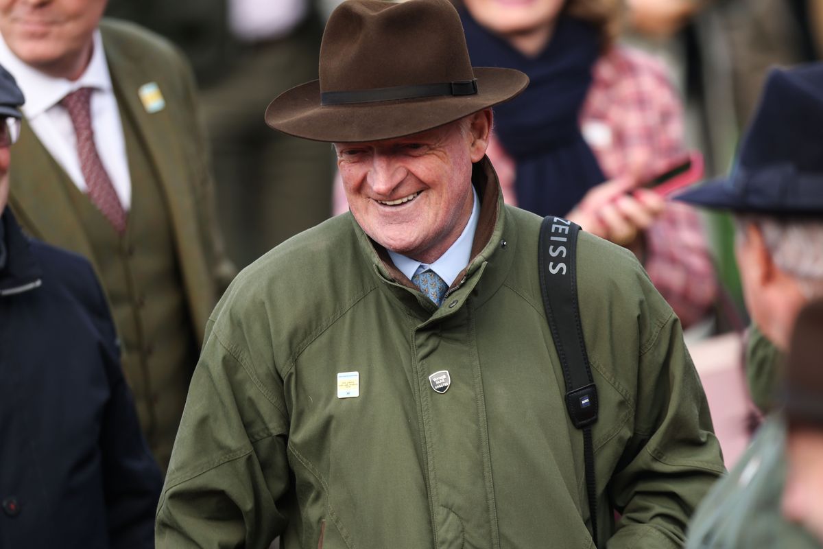 Unibet Champion Hurdle Challenge Trophy
Willie Mullins celebrates winning