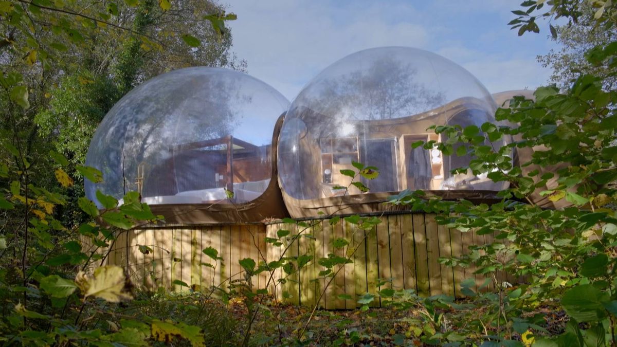 Finn Lough bubble domes in Northern Ireland
