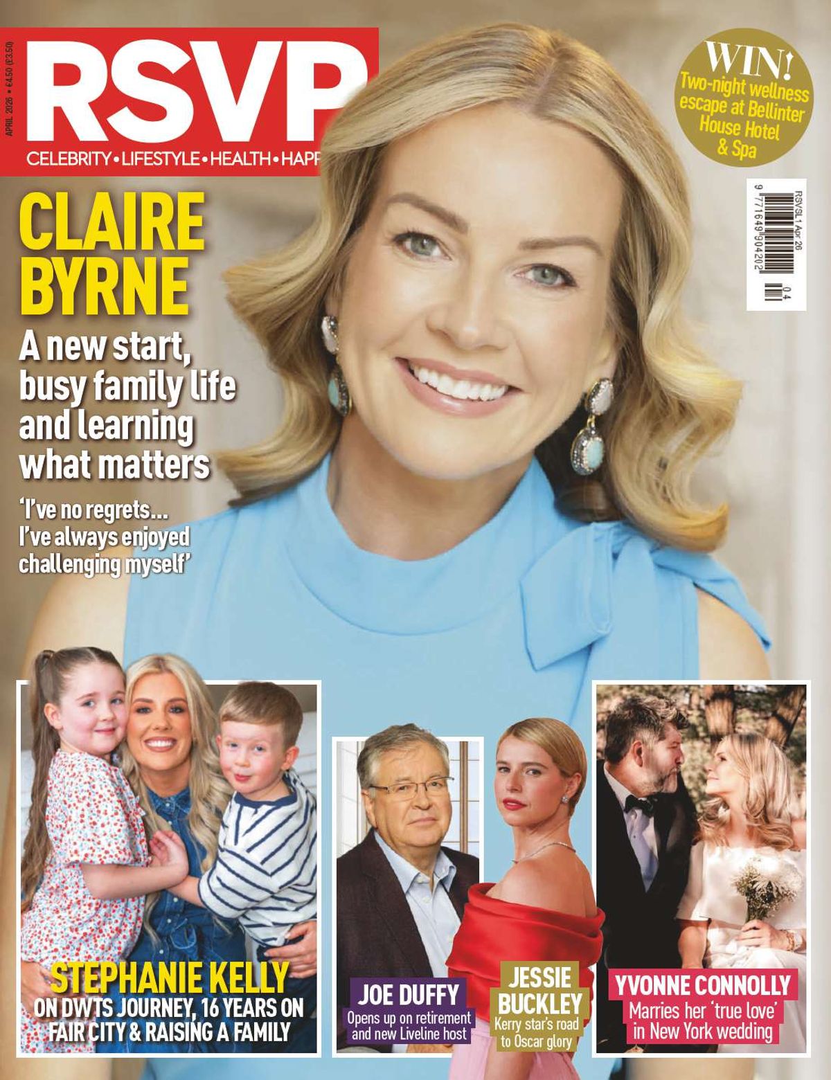 Claire Byrne spoke exclusively to RSVP for the April issue