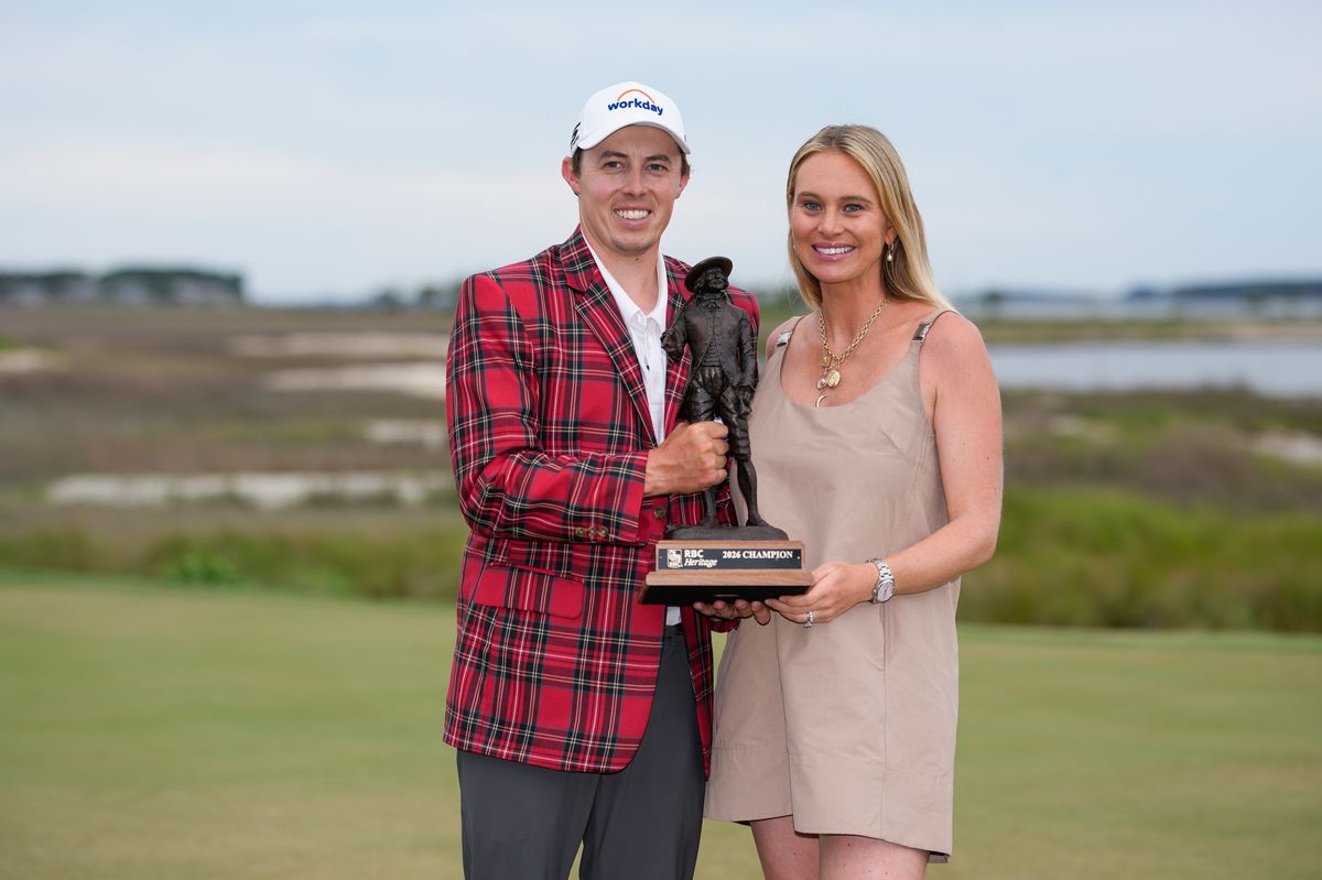 Matt Fitzpatrick celebrates his win.