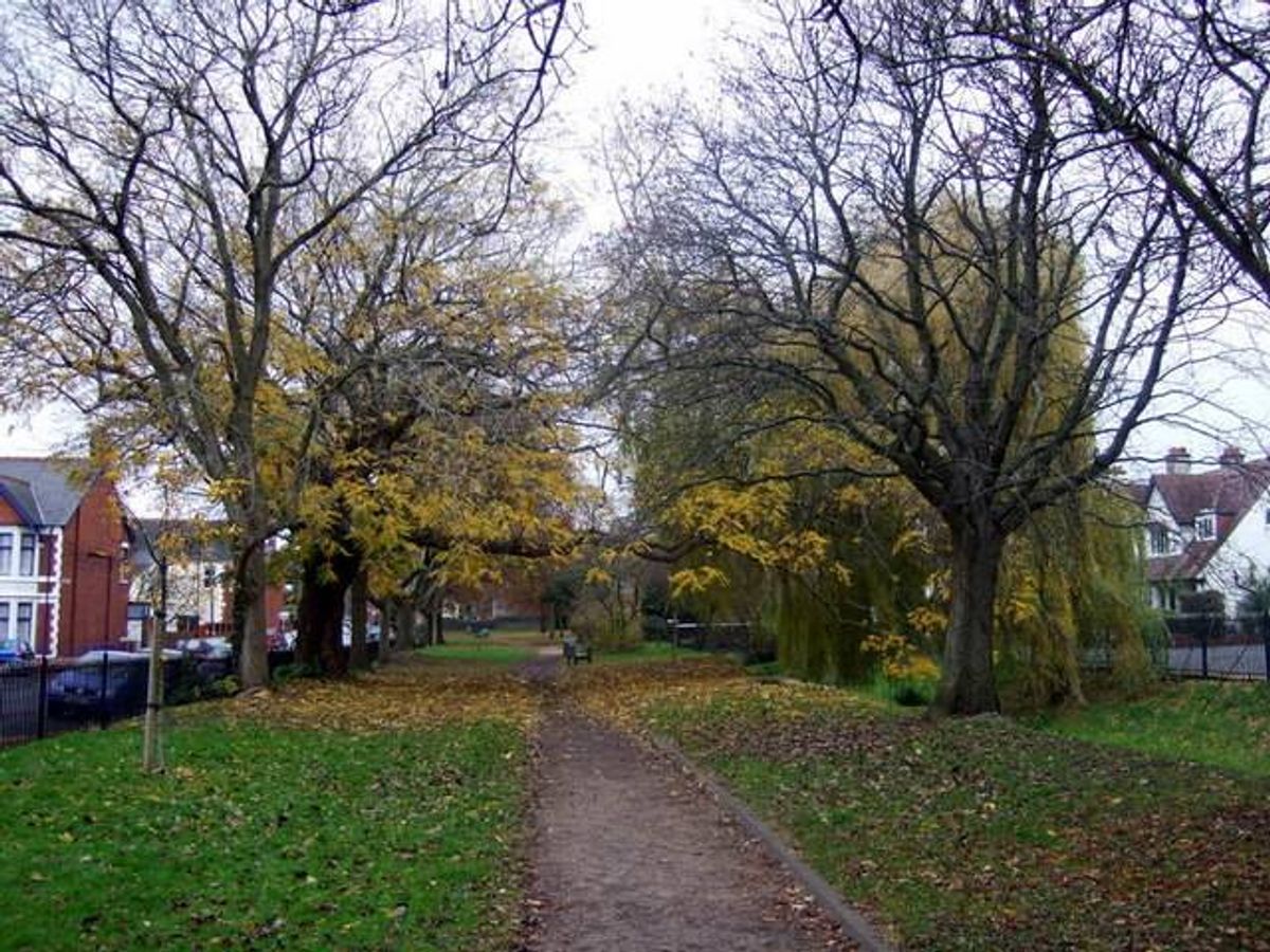 Roath Mill Gardens, near Waterloo Gardens, where Mary Jane Kelly may have stayed in a refuge for 'fallen women'