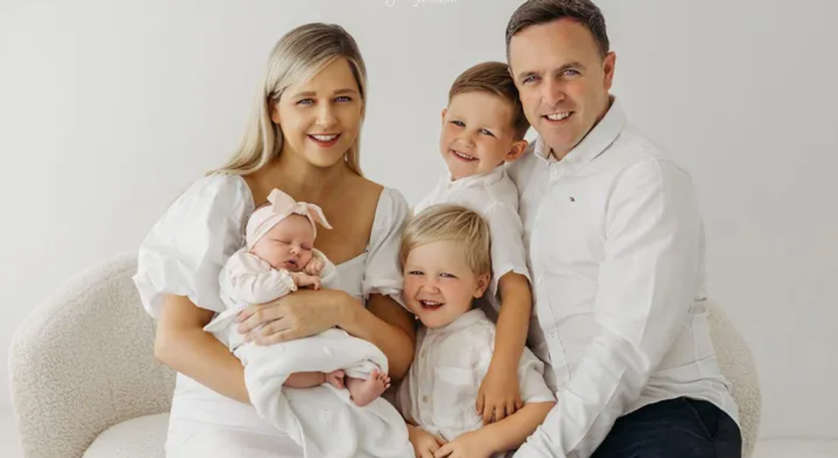 Sharon Ball and her family