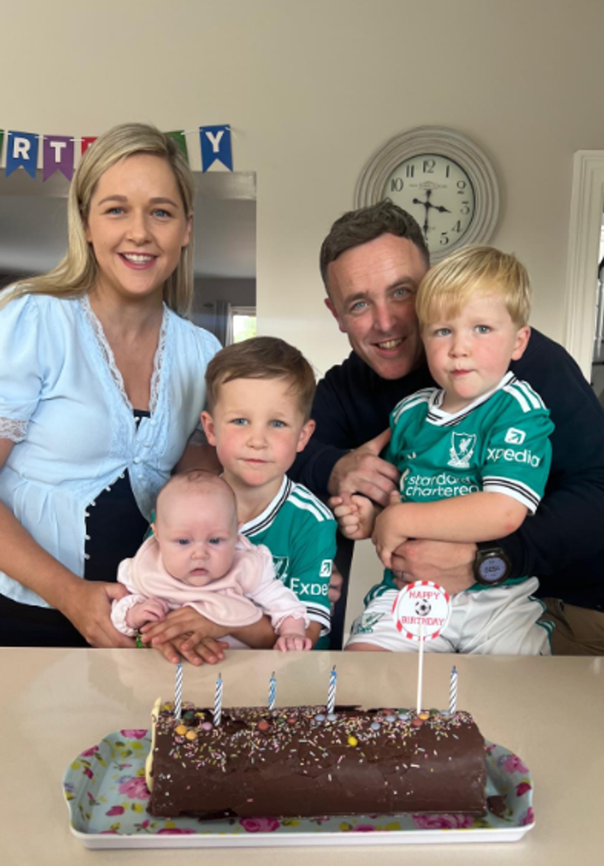 Sharon Ball and her family