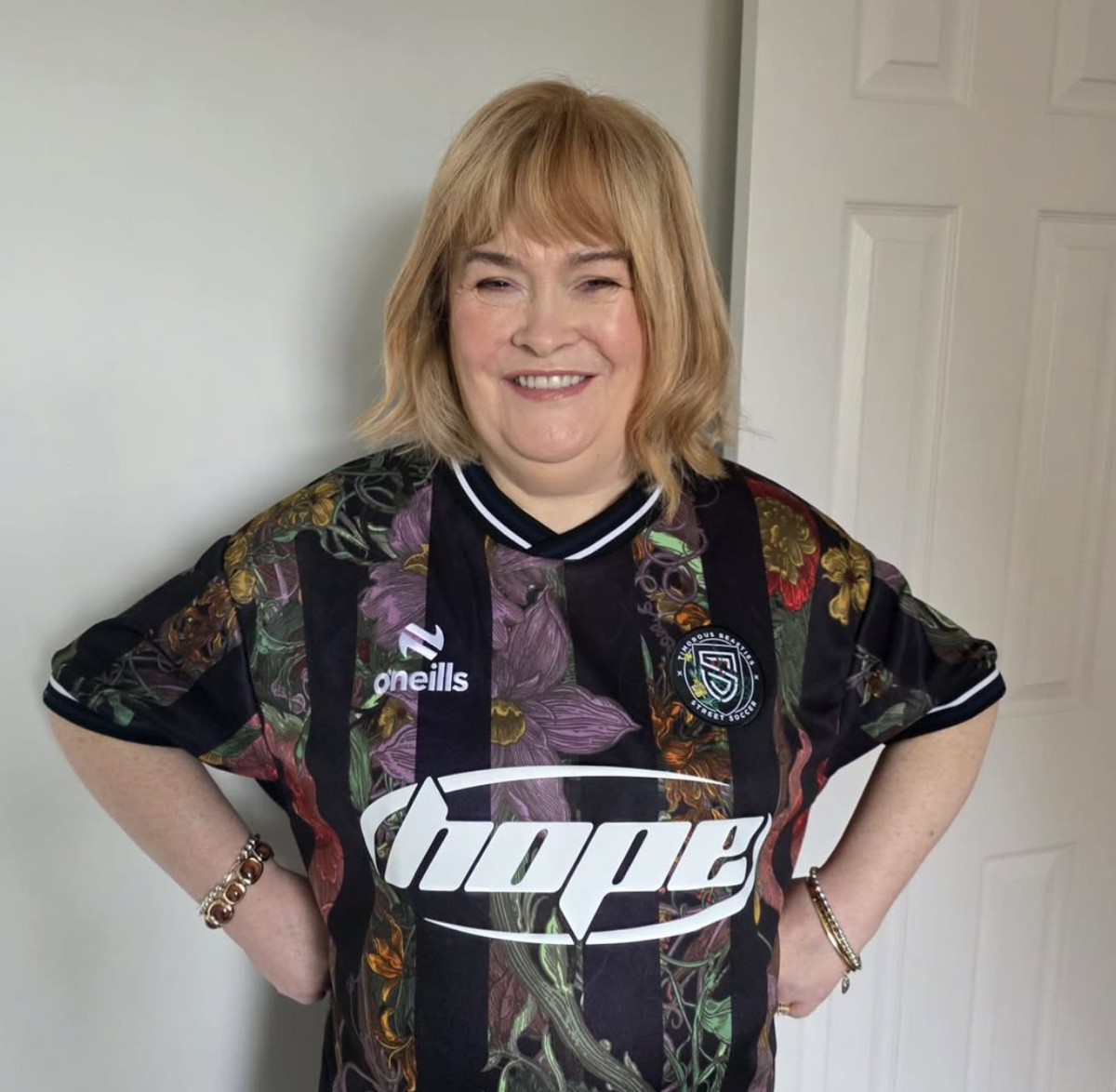Susan recently showed off her new look on social media