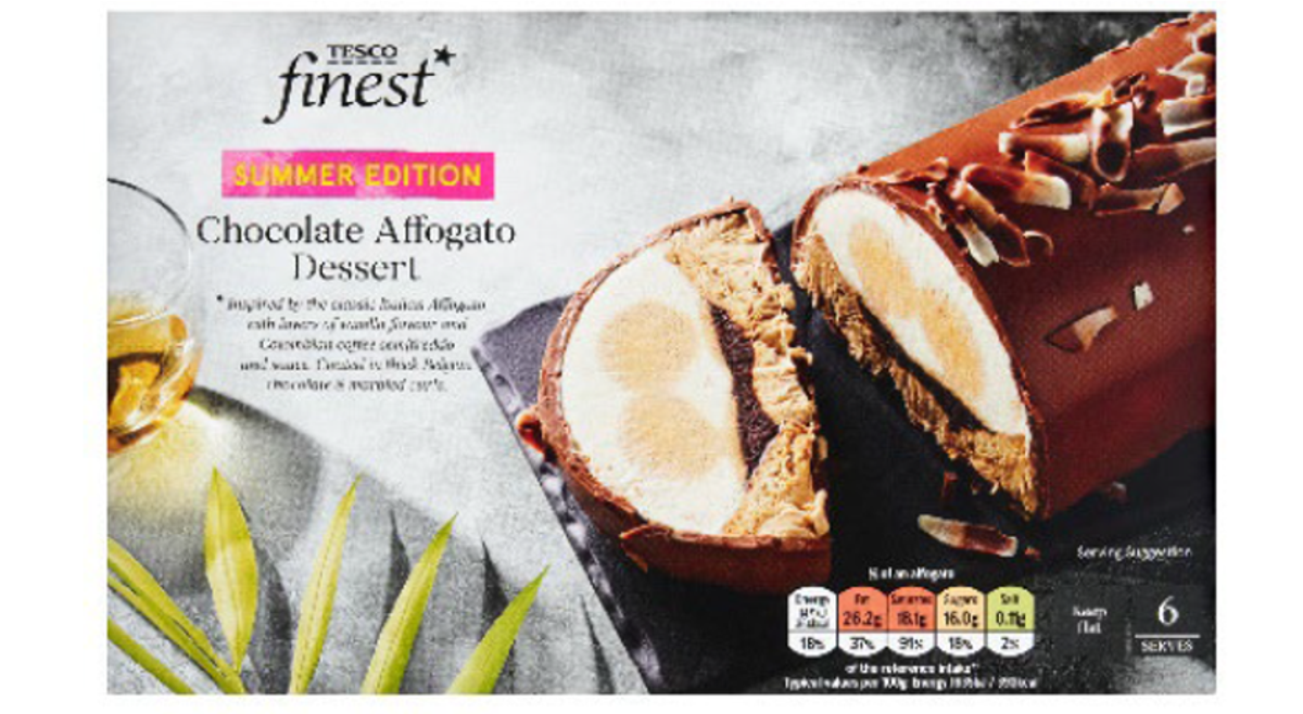 Tesco Finest Summer Edition Chocolate Affogato Dessert, size 538g